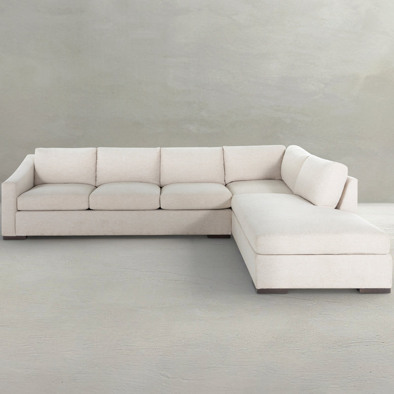 Swoop Arm Sectional With Right Arm Chaise