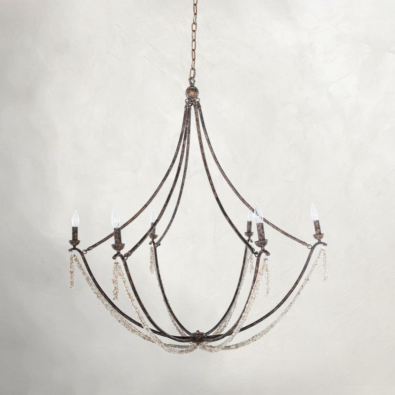 Nakita Chandelier - Brown