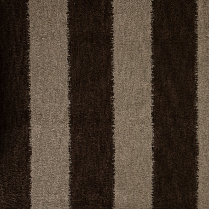 Fleecy Stripe Chocolate