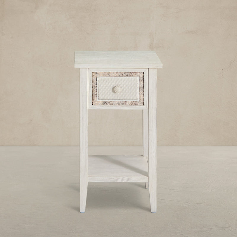 Grand Bermuda Nightstand - Whitewash