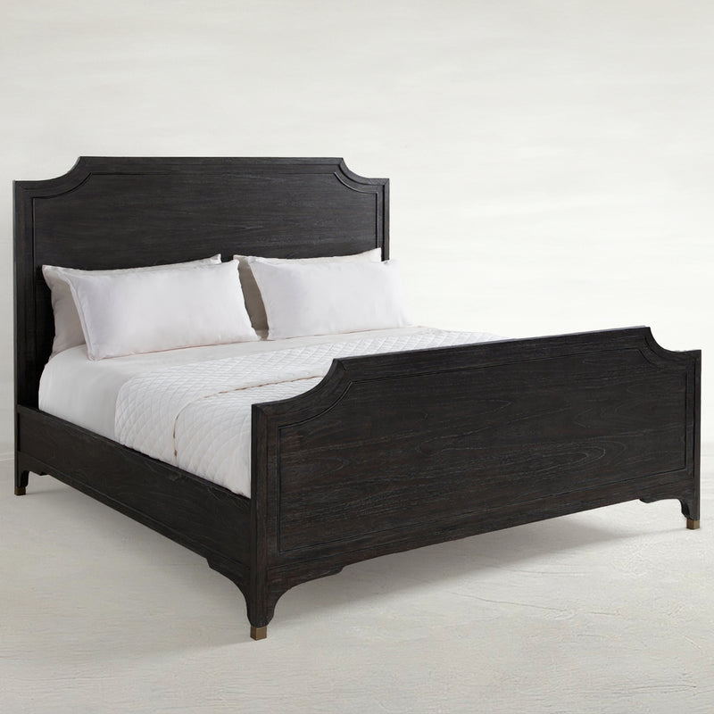 Alexandra King Bed - Dark