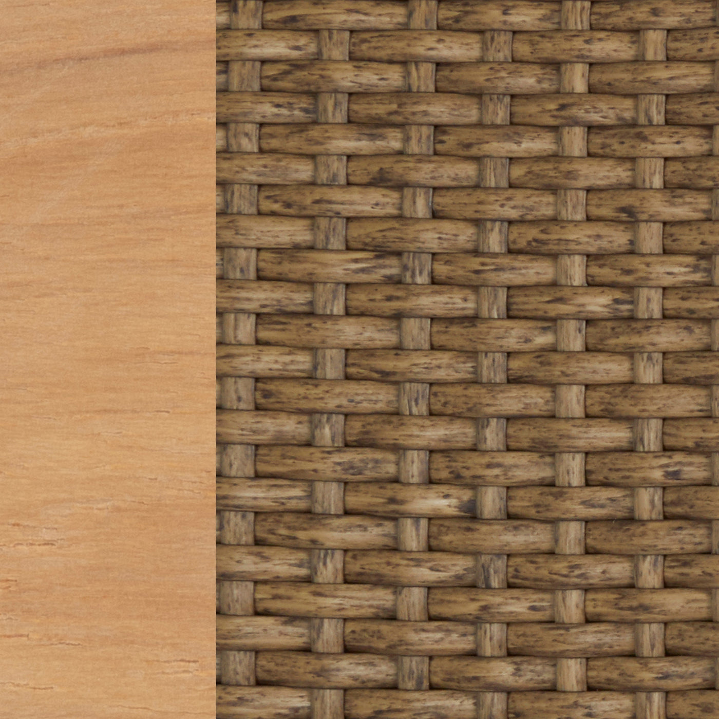 Natural Teak/Raffia