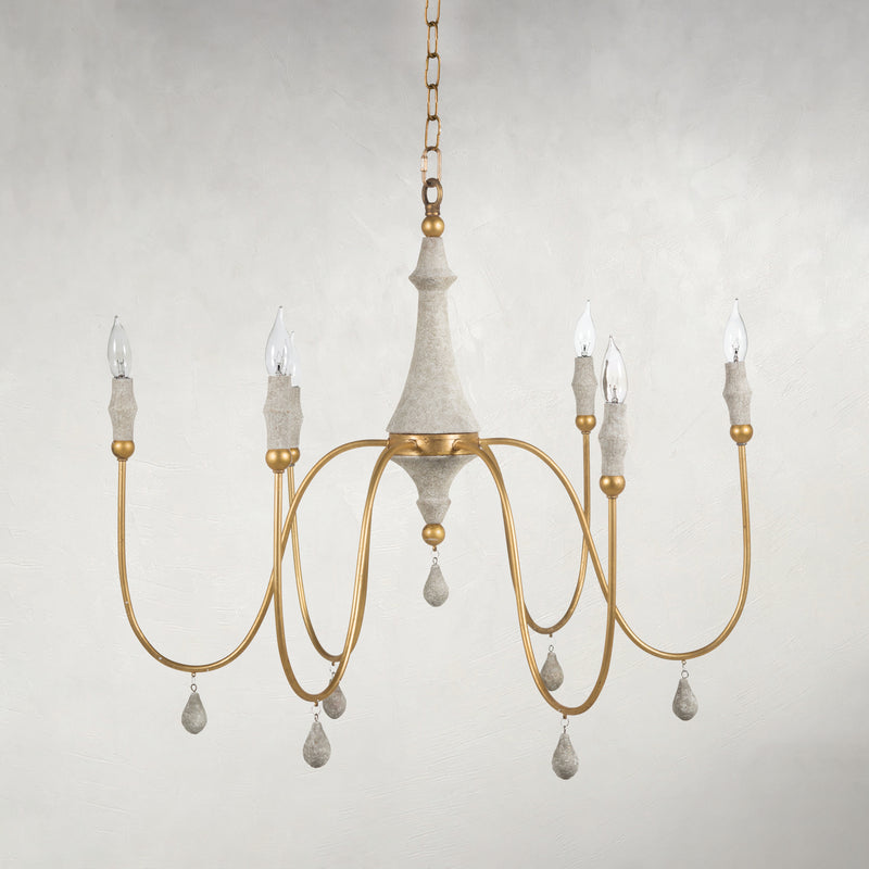 Clay Chandelier - Small