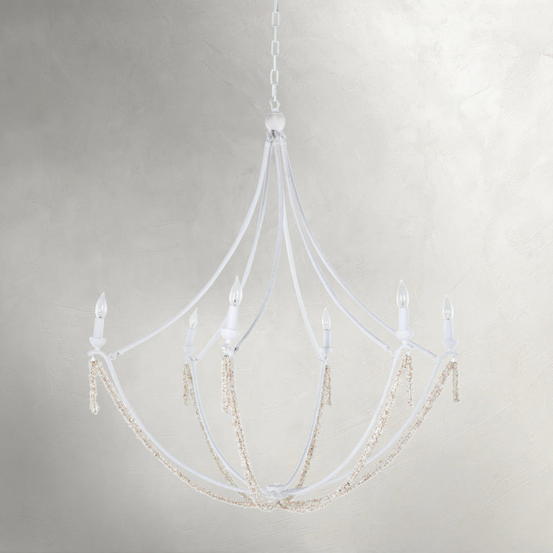 Nakita Chandelier - White