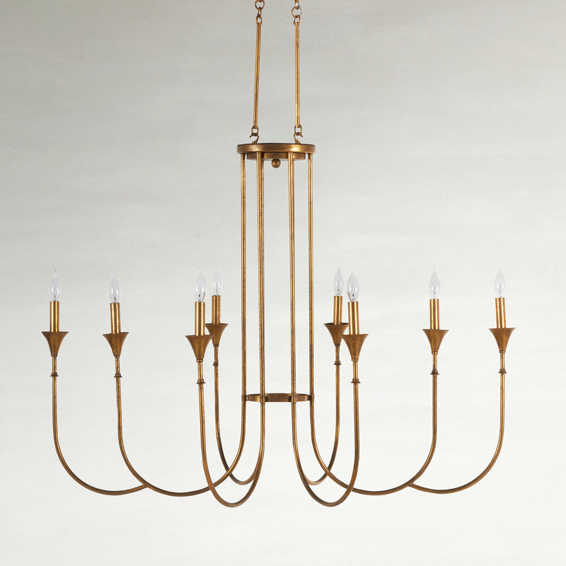 Kathleen Chandelier - Gilded Gold