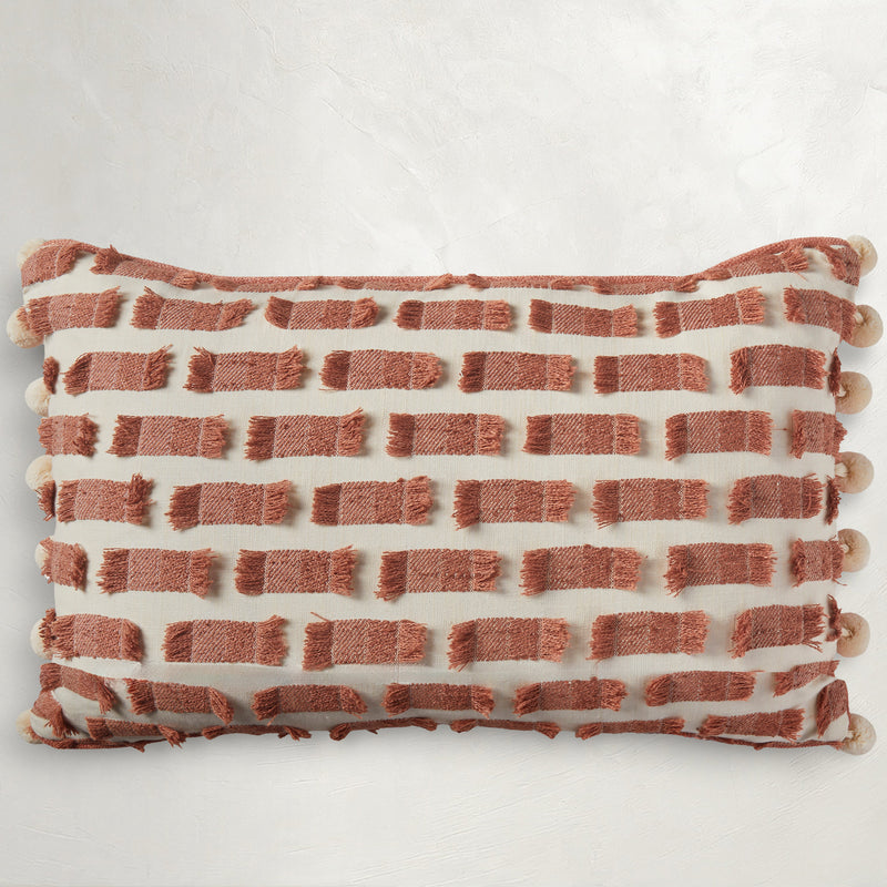 All Fringed Up Indoor Lumbar Pillow