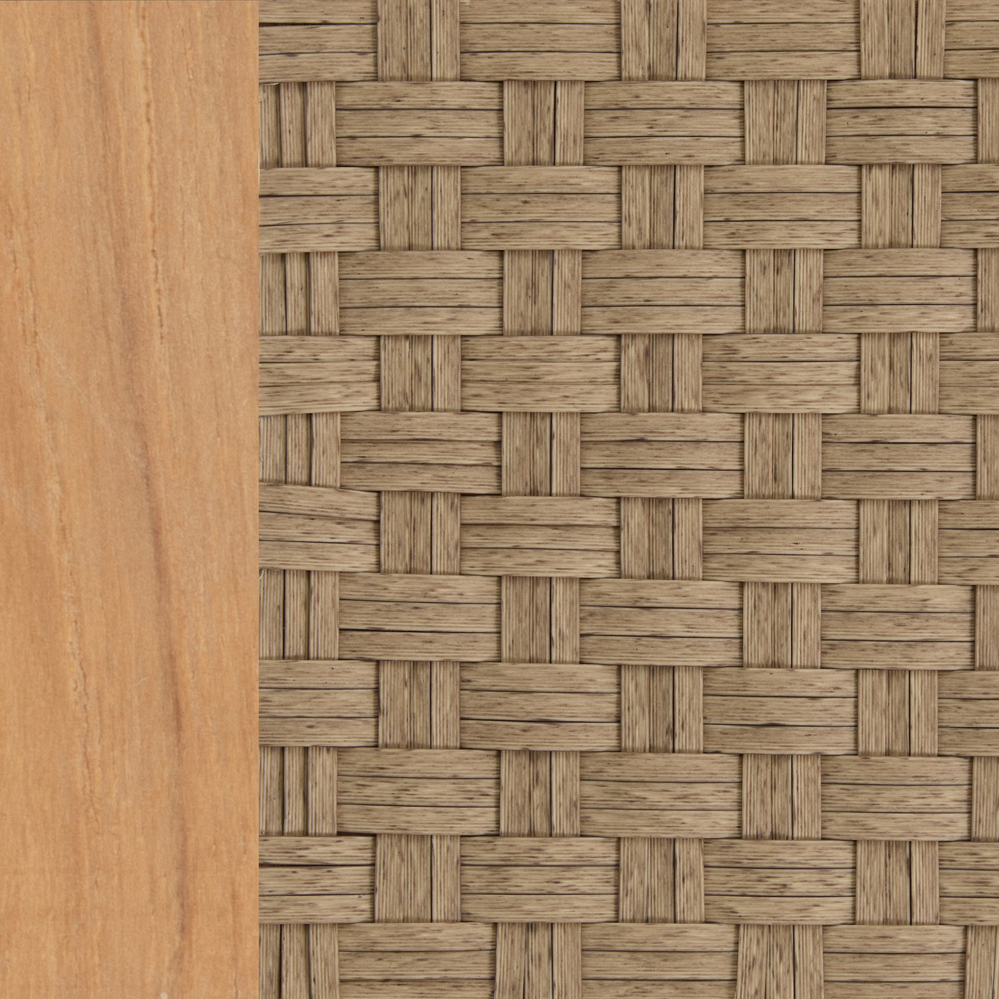 Natural Teak/Raffia