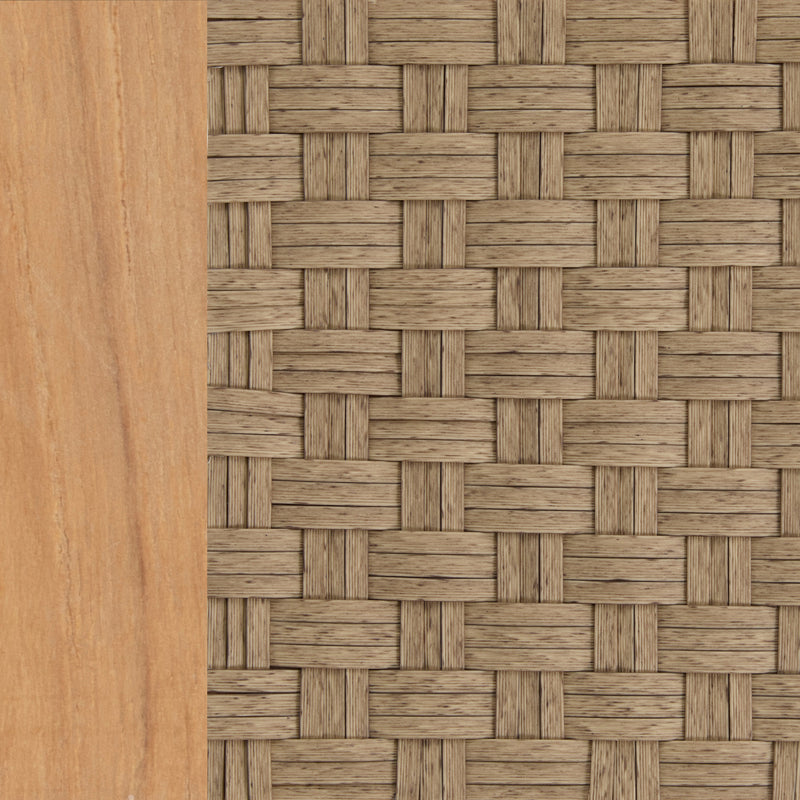 Natural Teak/Raffia