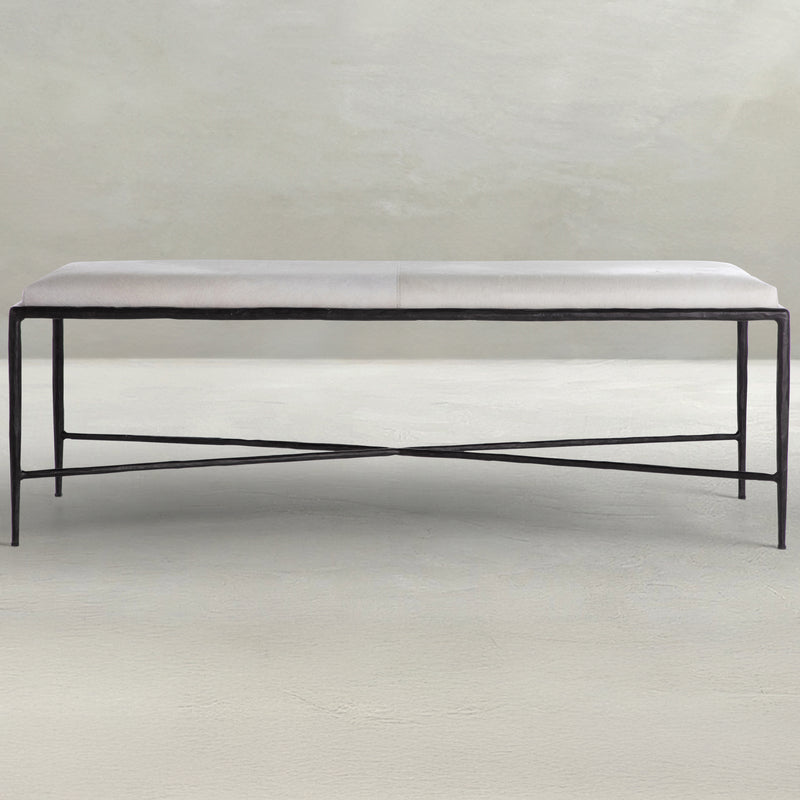 Devoe Bench - Hair on Hide