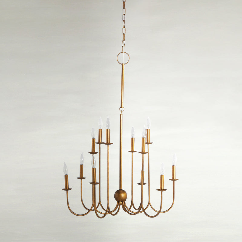 Snow Small Chandelier - Gold