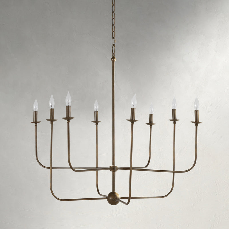 Lilly Chandelier - Brushed Copper