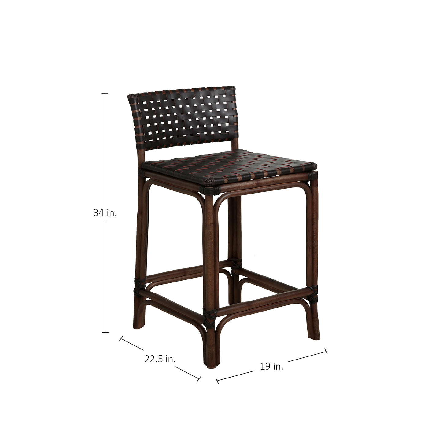 Dylan 24.25" Counter Height Stool