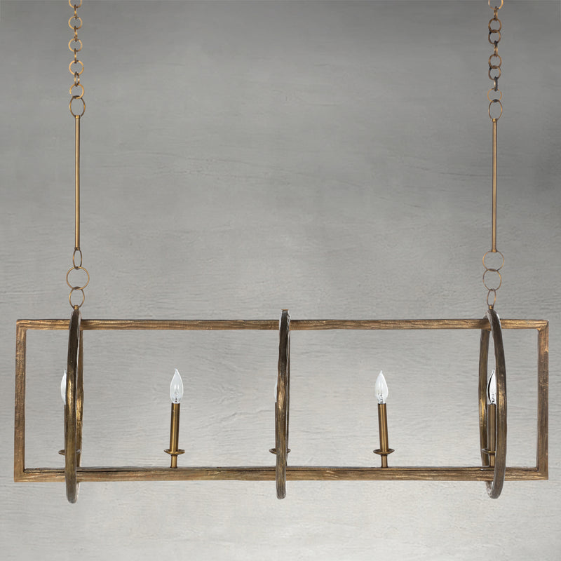 Leo Chandelier - Forged