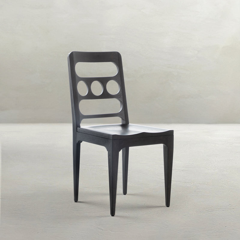 Ellison Dining Chair - Cerused Forest Black