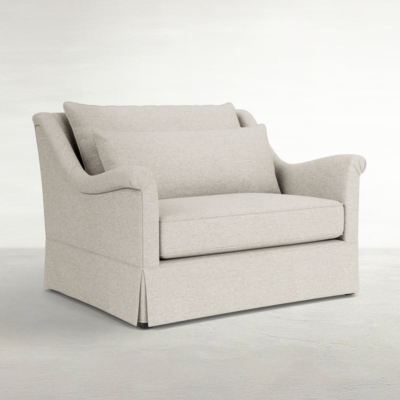 Westley Chair & 1/2 Deep - Skirted