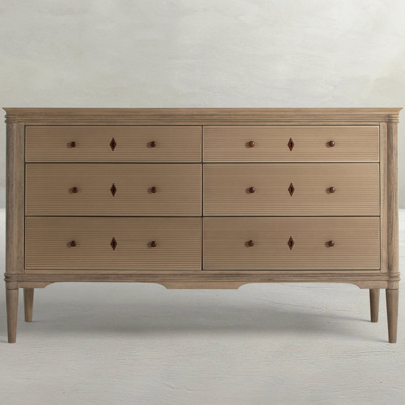 brown white dresser The Bolanburg Antique / available at Wier Furniture serving Lewistown, MT and surrounding areas The drawers extend out for easy access while maintaining safety Ashley Cadmori Dresser and Mirror