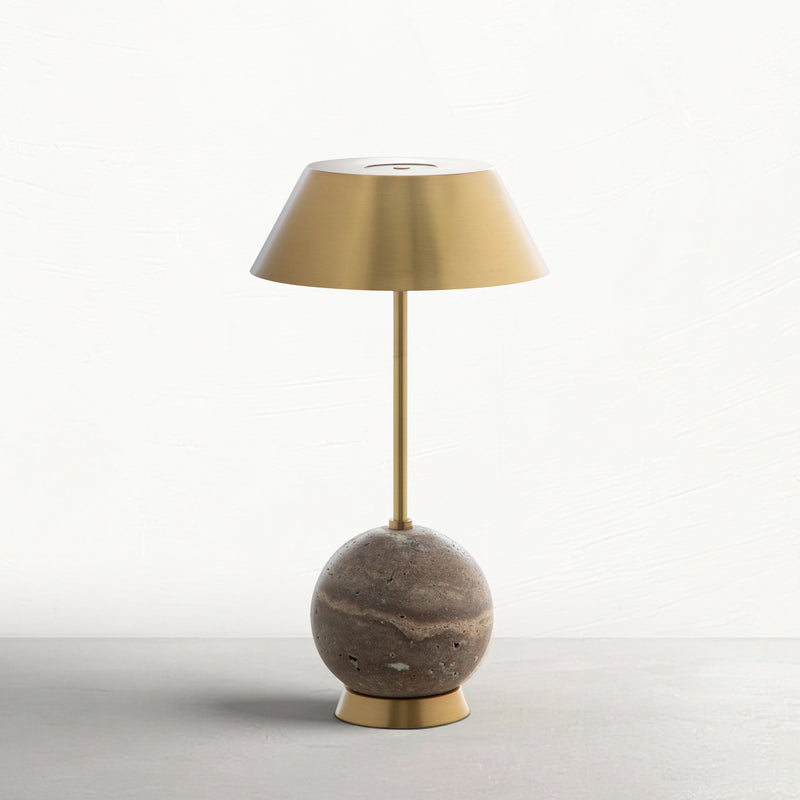Firefly Table Lamp - Brass|Marron Imperial Brown 