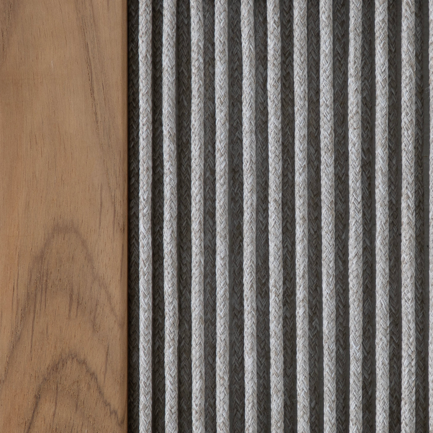 Natural Teak/Rope/Brass