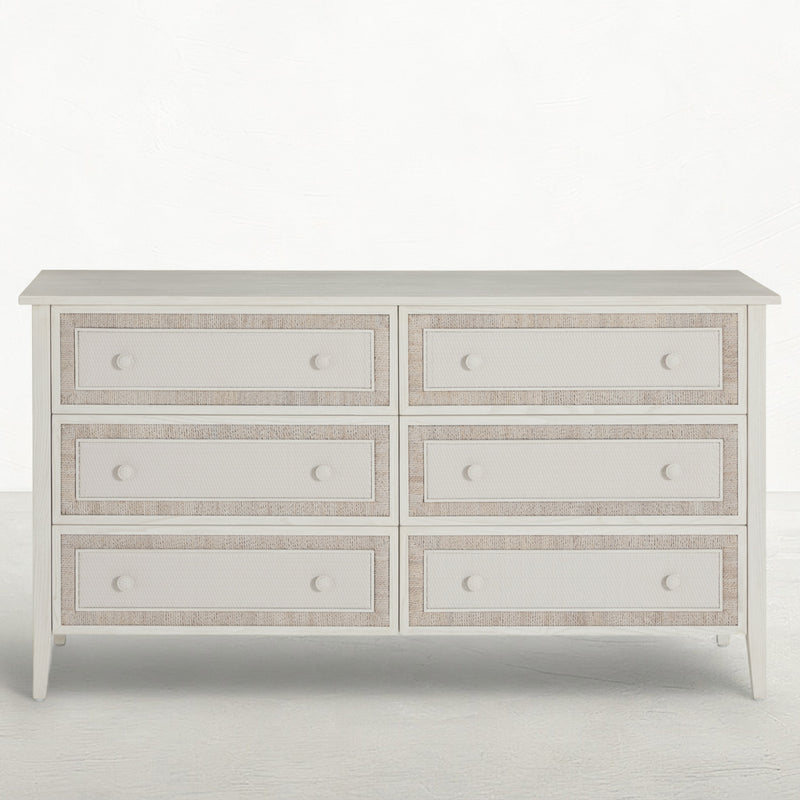 Grand Bermuda Dresser - Whitewash