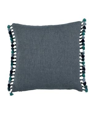 Textured Stripe Marine Indoor Pillow