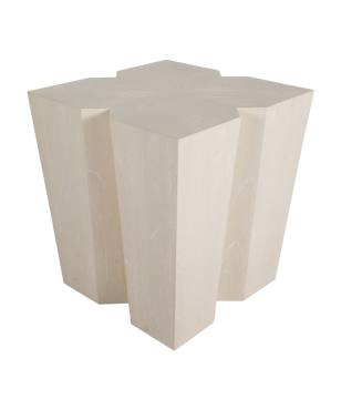 Arthur Side Table- Cerused White