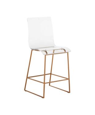 King 24.75 Counter Height Stool - Gold