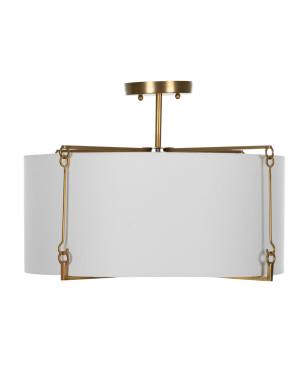 Theresa Semi-Flush Mount - Brass