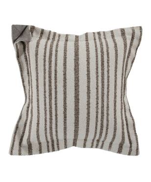 Shaggy Stripe Indoor/Outdoor Pillow Bark