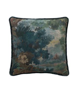 Tapestry Indoor Pillow Blue