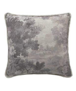 Tapestry Indoor Pillow Silver