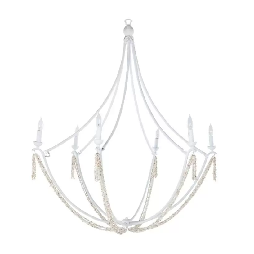 Nakita Chandelier - White | Gabby