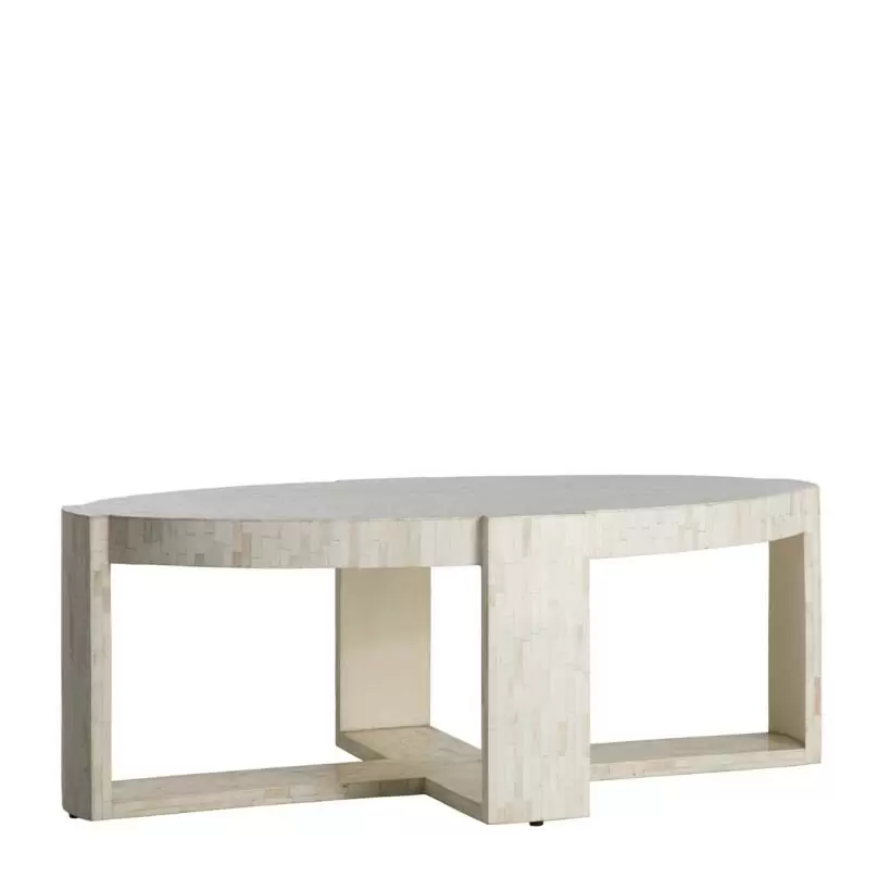 【Francfranc REIZ COFFEE TABLE】 Rayan Travertine Coffee Table