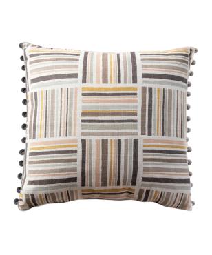Checkmate Pastel with Tassel Indoor Pillow